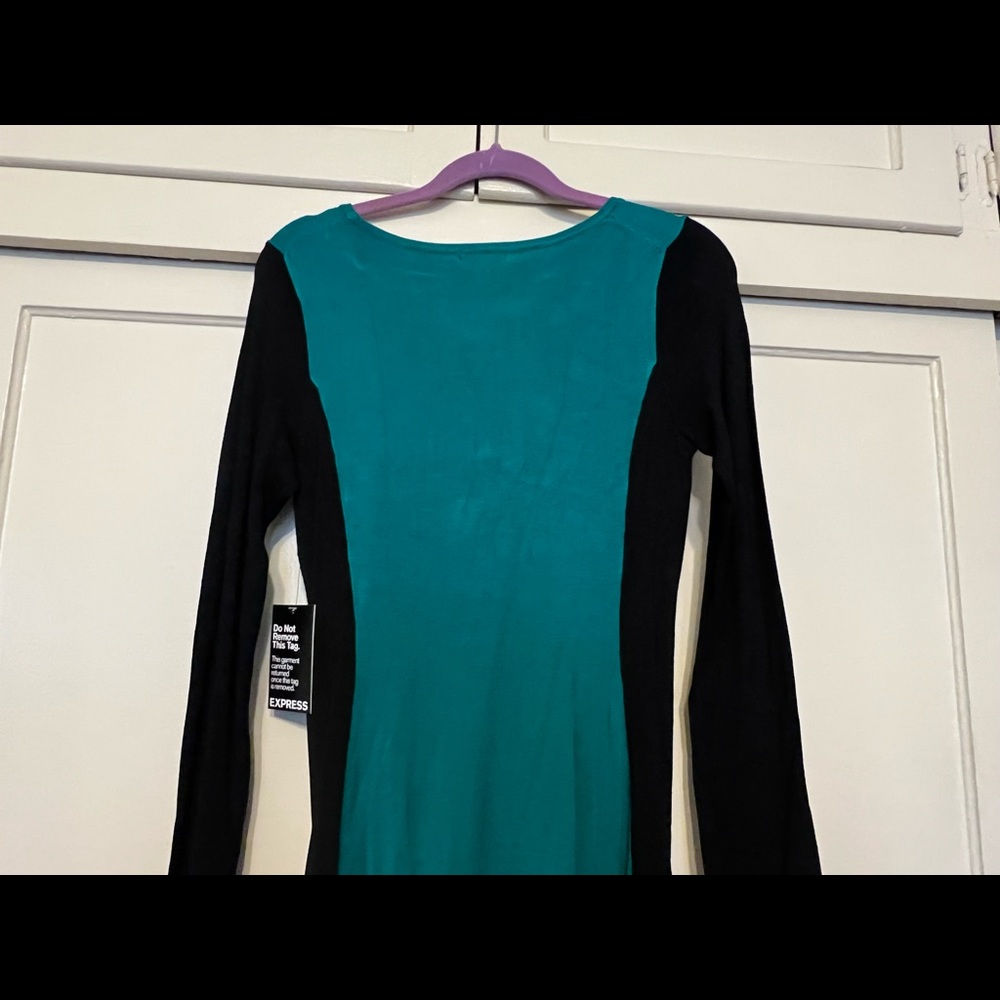 Express Gathered Sweater Dress